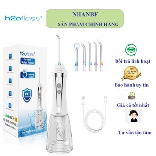 Tăm nước cầm tay h2ofloss HF-P11 HF6 loại bền nhất. Dụng cụ vệ sinh răng miệng, tặng kèm 5 đầu tăm