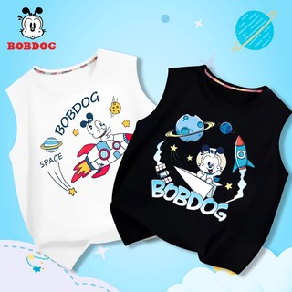 Áo ba lỗ bé trai BOBDOG, áo thun cotton in hình cho bé