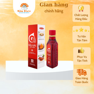Dầu gấc G8 Vinaga cho trẻ ăn dặm 185ml cho bé