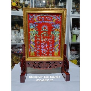 Khung hình thờ tăng giảm kích thước/Chân giá ảnh thờ bằng gỗ