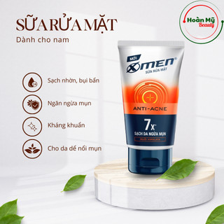 Sữa rửa mặt cho nam Xmen Anti-acne 7X - Sạch nhờn ngừa mụn 100gr
