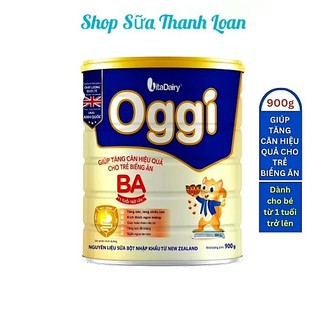 Sữa bột oggi ba 900g giúp tăng cân cho trẻ biếng ăn - vitadairy.