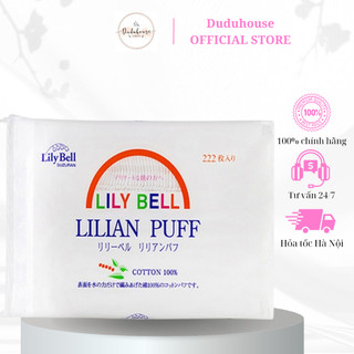 Bông Tẩy Trang Lily Bell Lilian Puff Cotton 222 miếng Duduhouse