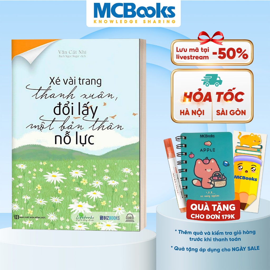 Sách - Xé vài trang thanh xuân, đổi lấy một bản thân nỗ lực