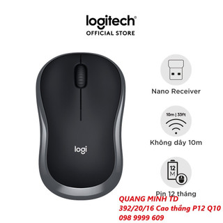 Chuột không dây logitech b175 - hàng chính hãng - chuột máy tính wireless b175
