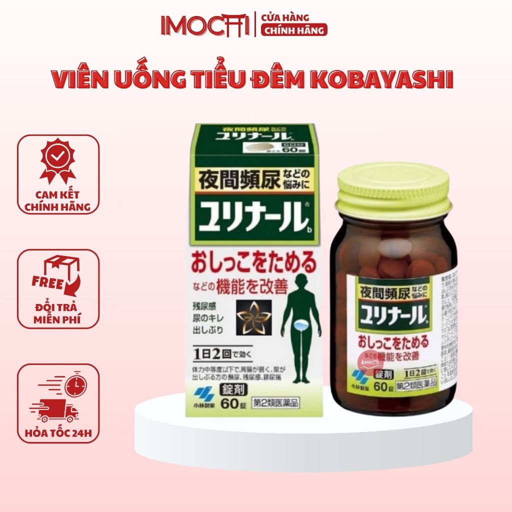 Viên uống giảm tiểu đêm, tiểu rắt Kobayashi Nhật Bản - Lọ 120 viên