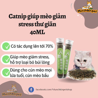 Cỏ mèo, cỏ bạc hà khô, CATNIP thư giãn cho mèo