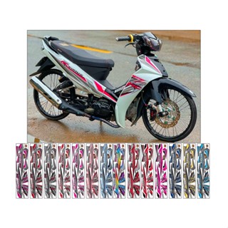 Tem rời xe sirius Rc V3 - chất liệu tem là decal 3 lớp không phai màu không ố vàng