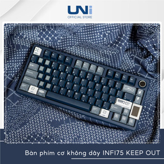 Bàn phím cơ không dây KEYVERSE INFI75 KEEP OUT - UNI OFFICIAL STORE