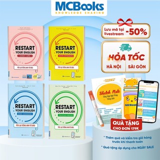 Sách - Combo Yêu Lại Tiếng Anh Từ Đầu - Dành Cho Người Học Mất Gốc - Học kèm App Online