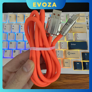 Cáp sạc USB có 2 đầu ra type C và L dành cho điện thoại - Evoza