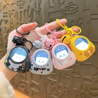 Móc khóa thú trong balo có đèn dễ thương móc cặp, balo, túi xách