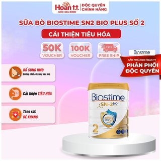 Sữa bò tăng khả năng hấp thu biostime sn-2 bio plus hpo số 2 - sữa bột cải thiện tiêu hóa cho bé hộp 800g