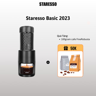 Máy pha cà phê cầm tay Staresso Basic SP200, máy pha cà phê espresso du lịch và văn phòng chính hãng