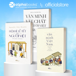 Lẻ/combo: văn minh vật chất người việt + hội hè lễ tết của người việt + văn minh việt nam