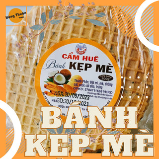 Bánh Kẹp Mè Cốt Dừa Nướng Cẩm Huê Đặc Sản Miền Tây