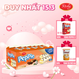 Bánh Peppie Richy Khay 360g vị sữa dừa