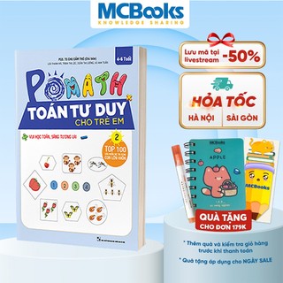 Sách - POMath -Toán tư duy cho trẻ em tập 2 - MCBooks