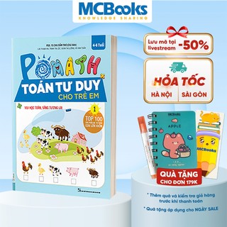 Sách - Pomath toán tư duy cho trẻ tập 1