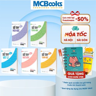 Sách - Combo Sổ tay các môn THPT Toán - Lý - Hóa - Anh - Văn - All in one