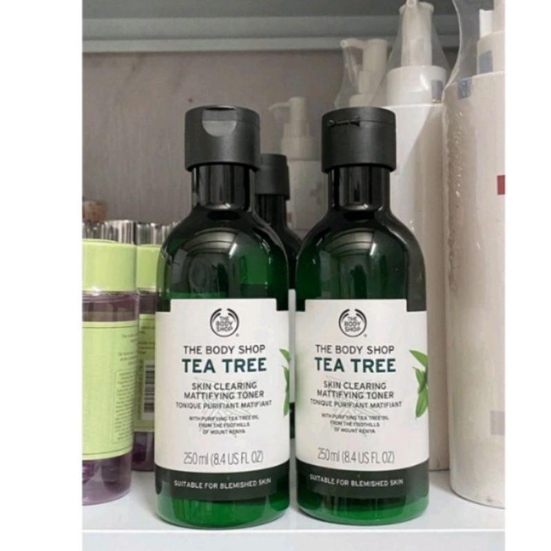 Toner tẩy trang the body shop tràm trà cho da dầu mụn tea tree skin klearing mattifying toner