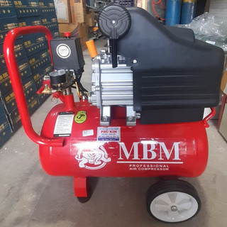 Máy nén khí có dầu 24l 2.5hp 220v hiệu mbm-24l và máy nén khí có dầu 24l 2hp osaka