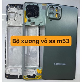 Bộ xương+vỏ+khay sim+kính camera+phím / lưng+ vỏ viền +khay sim điện thoại sam sung m53 / 5g