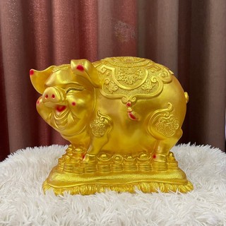 Heo đất bệ vàng tết size đại