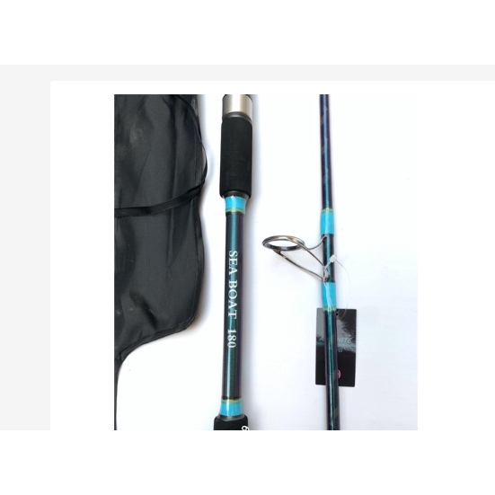 Cần cắm gốc Sea Boat 1m8 siêu bạo lực - Phôi cacbon xoắn X .Pát máy fuji .chuyên câu biển....tải cá 