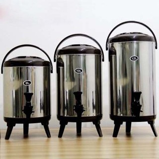 Bình giữ nhiệt ủ trà inox cao cấp loại tốt (6 - 8 - 10 -12L)