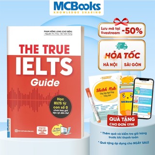 Sách - The True Ielts Guide - Cẩm nang hướng dẫn tự học IELTS chuẩn cho người mới bắt đầu - Tặng tài khoản học tập