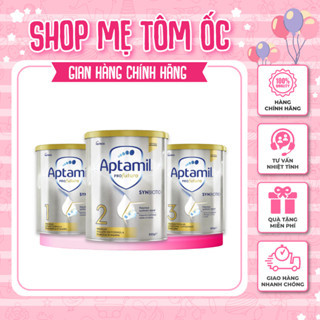  CÓ TEM PHỤ Sữa Aptamil  CAO CẤP   Sữa bột Aptamil ProFutura Úc đủ số 1 2 3 hộp 900gr 