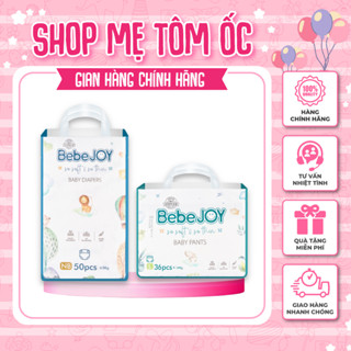 Tã BEBEJOY HÀN QUỐC  CHÍNH HÃNG  Bỉm BEBEJOY Cho Bé Dán/Quần Đủ Size NB50/S42/M40/L36/XL34/XXL32