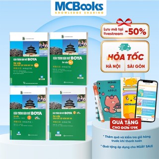 Sách - COMBO Giáo Trình Hán Ngữ Boya Sơ Cấp 4 cuốn
