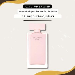 Nước Hoa Nữ Hương Phấn Narciso Rodriguez For Her Edp - Nar Hồng Nhạt Cao xxiv