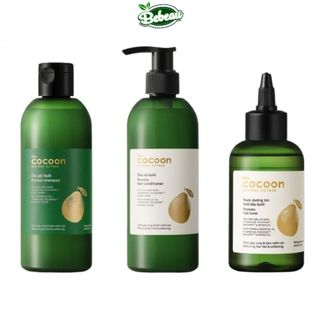 Bộ dầu gội xả Pomelo Cocoon chiết xuất tinh dầu bưởi thuần chay dưỡng tóc 310ml - Bebeaumall