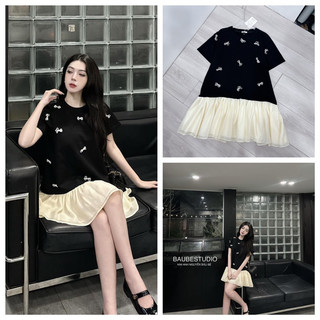 [ 𝐅𝐑𝐄𝐄 𝐒𝐇𝐈𝐏 ] Phông thụng hoạ tiết micky nổi siêu kute Dễ diện mix ti tỉ đồ Chất ct 2c cực đanh mịn đẹp