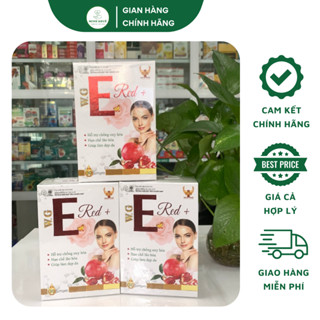 Viên uống bổ sung Vitamin E đỏ chính hãng giúp làm đẹp da, hỗ trợ chống oxy hóa lão hóa da