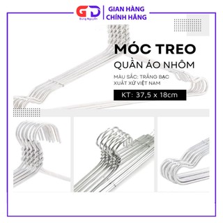 Combo 10, 30, 50 Móc nhôm treo quần áo người lớn, Móc phơi đồ, móc nhôm cực kì chắc chắn