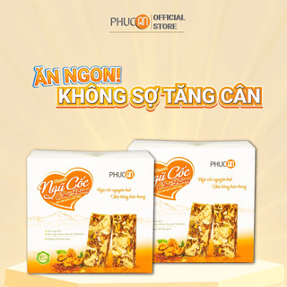 1 Hộp thanh ngũ cốc chà bông Phúc An - Hộp 5 thanh-dinh dưỡng-ăn kiêng