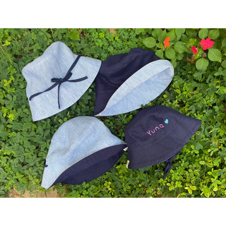 Mũ Bucket linen đội được 2 mặt cho bé