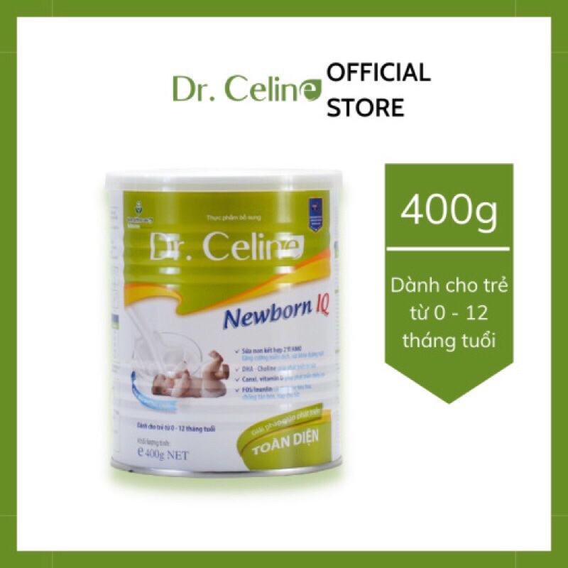 Sữa bột non Dr. Celine Newborn IQ 400g- có ship hoả tốc HCM