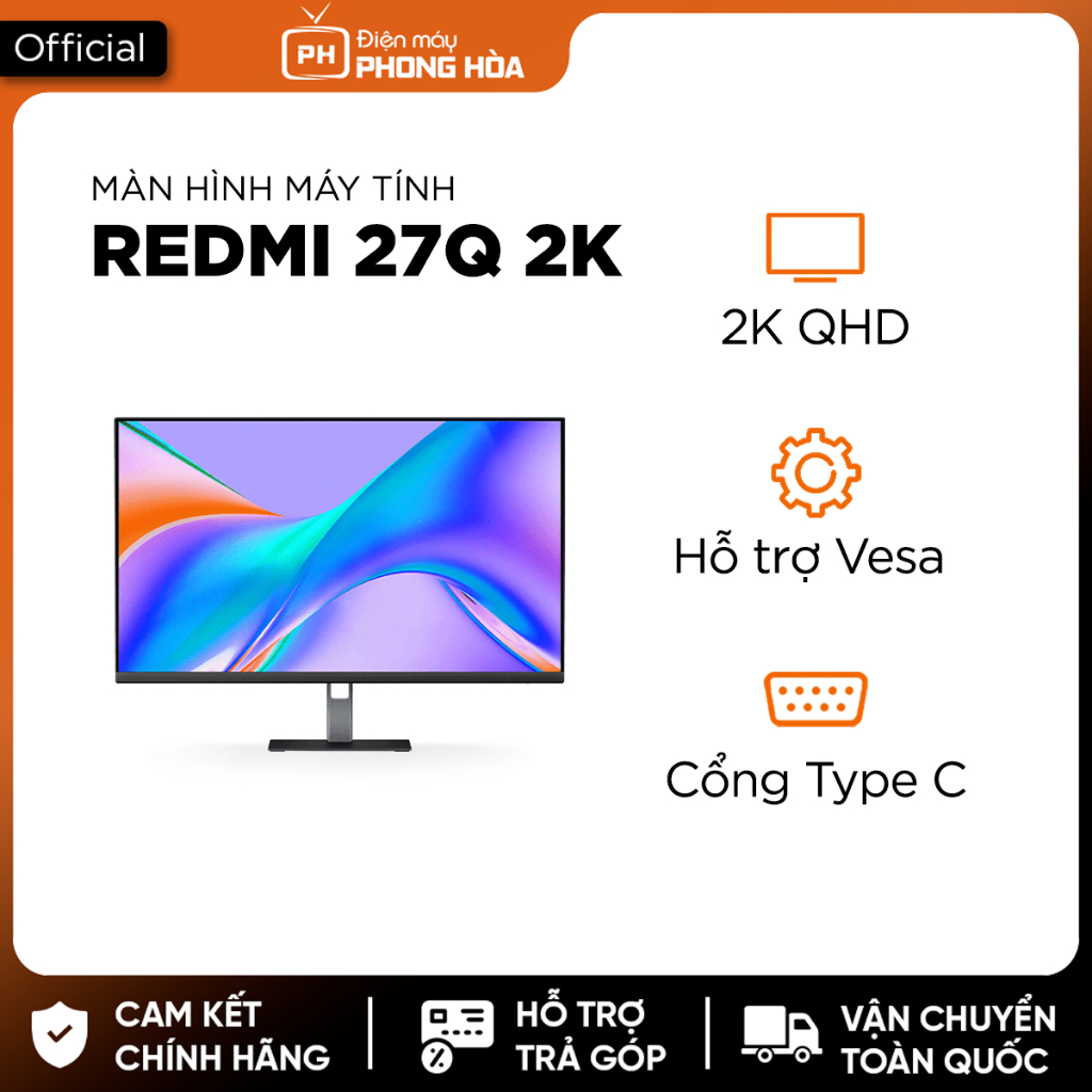 Màn hình máy tính Xiaomi Redmi 22inhc, 23,8 inch, 27 inch Full HD, 2K, Vesa 100hz, 165Hz | BigBuy360 - bigbuy360.vn