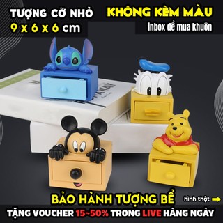 Tượng tô màu, NGĂN TỦ THÚ CƯNG, size L, thạch cao trắng (Không kèm màu), luyện vẽ, decor