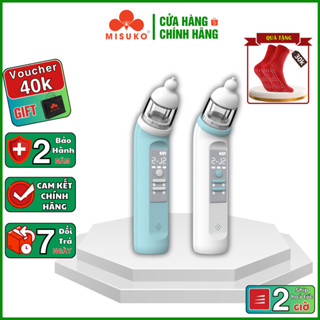 Máy hút mũi MISUKO X50 cho bé sơ sinh cao cấp 5 chế độ lực hút [ BẢO HÀNH 24 THÁNG ], Đầu hút Silicone