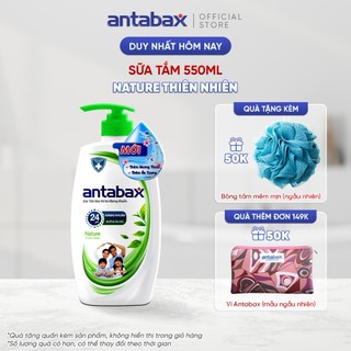 Sữa tắm bảo vệ da kháng khuẩn antabax nature thiên nhiên 550ml