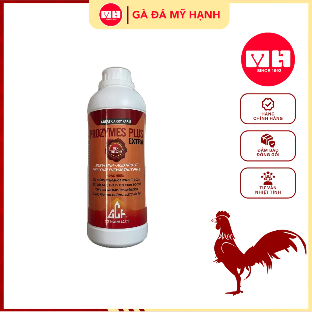 Men Vi Sinh Cho Gà Đã Gà Chọi, Phức Chất Enzym Thủy Phân, Giải Độc Gan, Tối Ưu Dưỡng Chất Thức Ăn - 