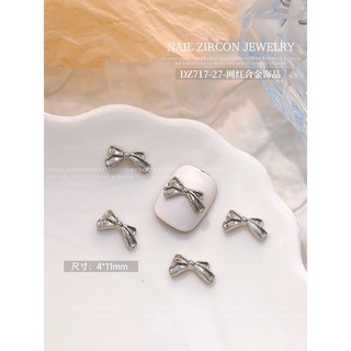 Charm nơ thừng nhiều mẫu đính móng ( 10 cái )