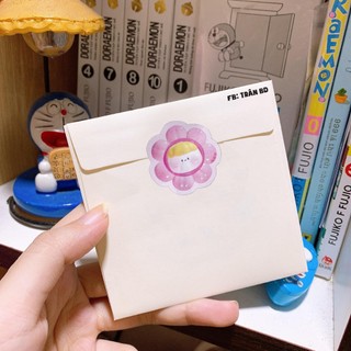 Set 12 tem sticker dán niêm phong dễ thương - tranbd