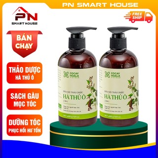 Dầu gội Hà Thủ Ô 800ml giảm rụng tóc, giảm bạc tóc, kích thích mọc tóc, Dầu gội thảo dược Hà Thủ Ô